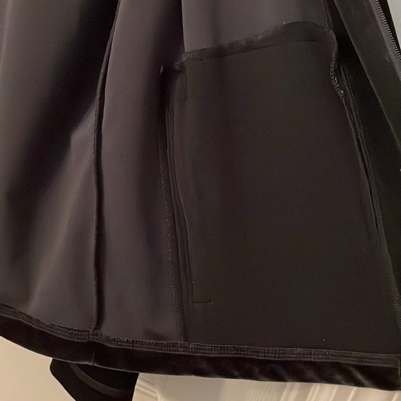 CHICO’S  Black velour zip up jacket size 2. Made in USA. - Picture 8 of 9